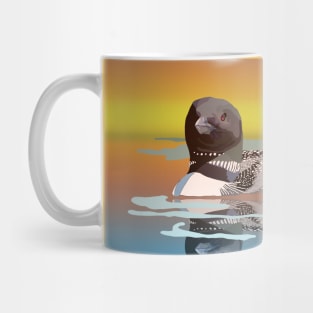 Sunset Loon Mug